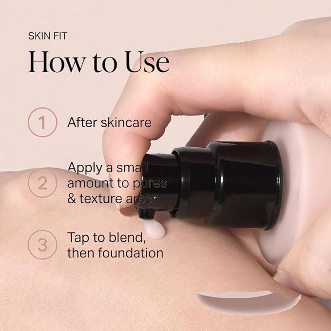 PRETTYSKIN Skin Fit Makeup Primer - Lightweight Hydrating Face Primer with Glycerin - Helps Blur the Look of Pores - Makeup Grip Base (Skin Fit Primer)
