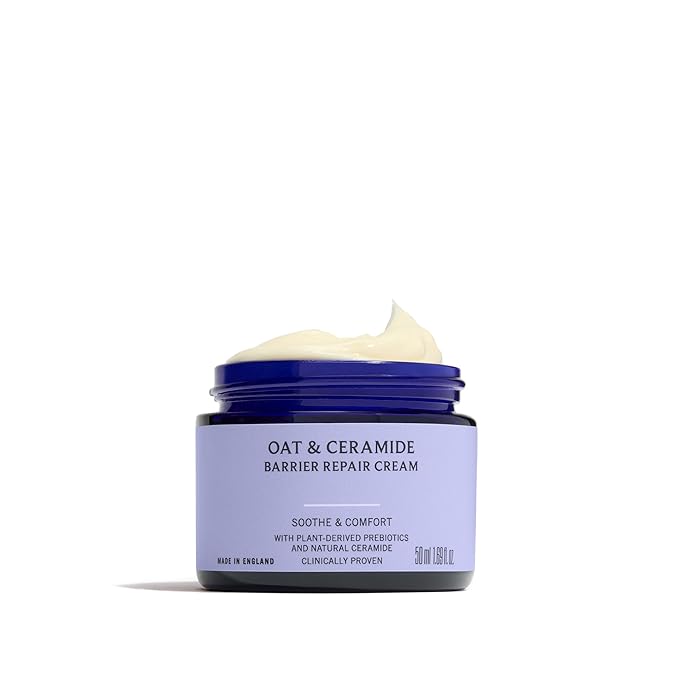 Neal's Yard Remedies Oat & Ceramide Barrier Repair Cream, Vegan & Cruelty-Free, 1.69 fl. oz.