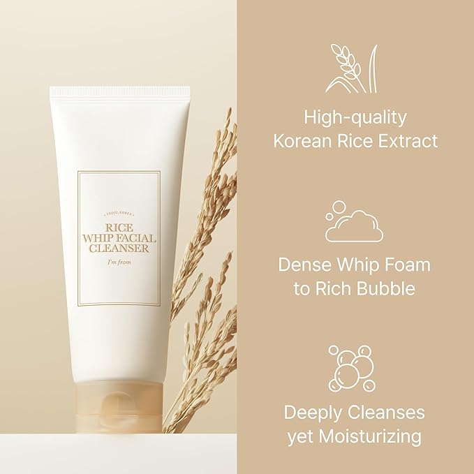 I'm From Rice Whip Facial Cleanser Set, 3 Piece Set