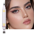 2in1 Waterproof Liquid Eye Liner, Stay All Day Makeup with Fine Brush Tip, Cute and Delicate Freckle Eyeliner, Smudge-Proof and Transfer-Resistant