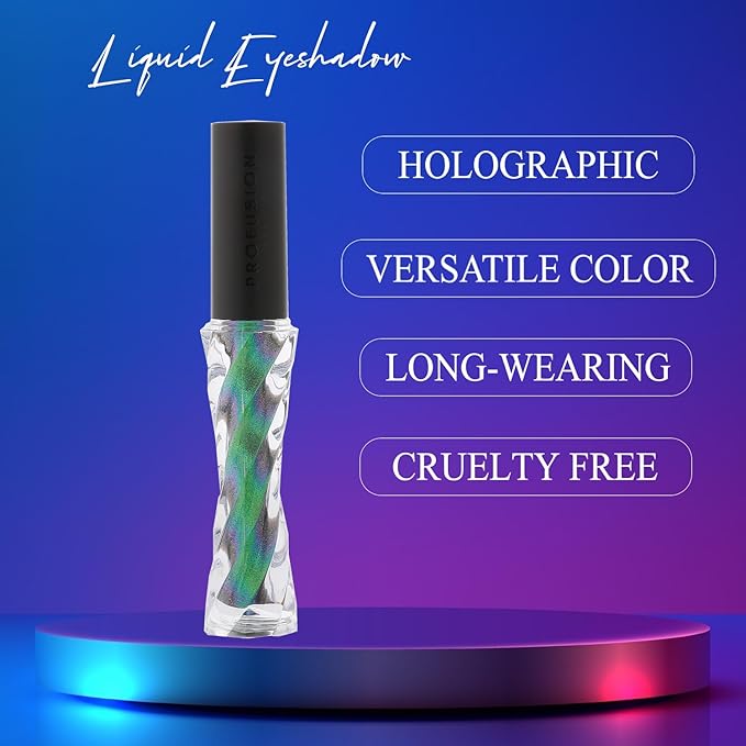 Profusion Cosmetics Chrome Liquid Eyeshadow, Long-Lasting Multichrome Eye Shadow, High-Impact Multi-Dimensional Finish, Light-weight Quick-Drying Formula, Insomnia