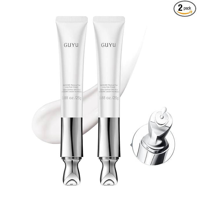 EMS Eye Cream for Puffiness Bag Under Eye | Exosome & PDRN Vibrating Eye Tightener Cream for Dark Circle | NAD+, Caffeine, Peptide, Collagen |for Firming,Reducing Wrinkle(0.88 oz/25g)-2 Pack