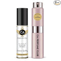 CA Perfume Duo Impression of Elle For Women Perfume Layering Set Long Lasting Travel Size EDP + Body Oil Roll-On Bottle 0.27 Fl Oz+0.33 Fl Oz