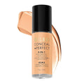 Milani Conceal + Perfect 2-in-1 Foundation + Concealer for a Flawless Complexion, Under Eye Corrector, Cover Redness and Imperfections, Waterproof and Sweatproof - 02A2-Warm Natural