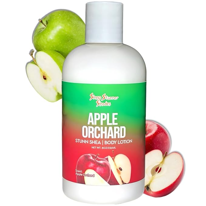 Shop Stunner Shades | Nourishing Daily Lightweight Shea Butter Moisturizering Scented Body Lotion, 8 fl oz (Apple Orchard)