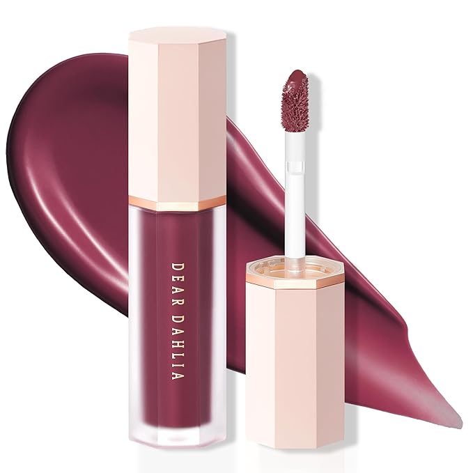 DEAR DAHLIA Petal Drop Liquid Blush (Classy) - US Exclusive Color, Natural Dewy Glow Serum Blush, Buildable & Blendable, Sheer Watercolor Finish, Vegan Korean Makeup for Cheeks, 0.14 oz