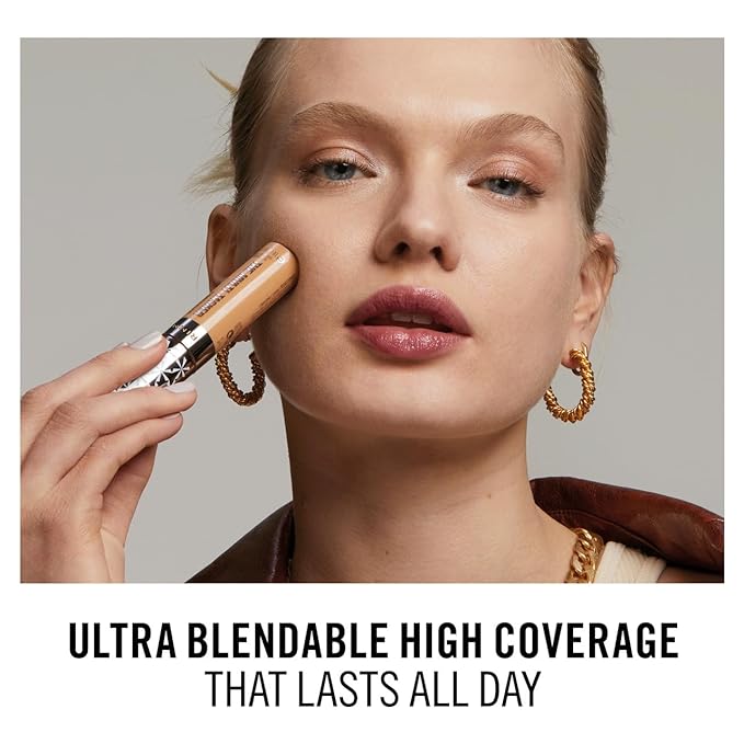 Rimmel London, Multi-Tasker Concealer, 050 Sand, Crease-Proof, Transfer-Proof, Waterproof, Up To 24-Hour Wear, Vegan Formula, 0.33oz