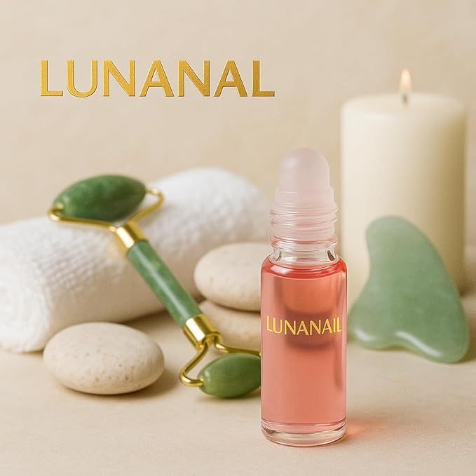 Cuticle Oil for Nails & Growth, Roll-On | Vitamin E & Jojoba Nail Strengthener Serum | Deep Hydration for Dry, Damaged Cuticles | Overnight Repair Treatment | Vegan (Strawberry Crimson)