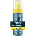 Oars + Alps Face & Scalp Sunscreen Spray Mist, SPF 35 Facial & Hair Sunscreen, Water & Sweat Resistant, Infused with Aloe Vera + Cucumber, Summer Splash Scent, 1.5oz