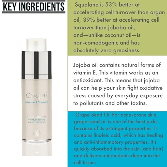 Sheer Ceramide Moisture-locking Protective Serum increased Elasticity, firmness, skin resurfacing, and reduced wrinkles