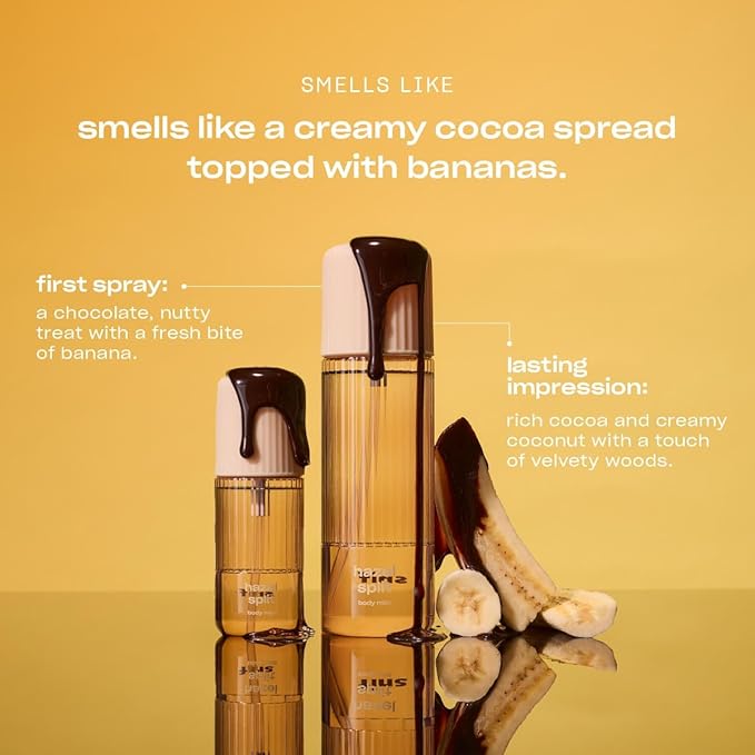 Snif Gourmand Body Mist Set with Vanity Pouch – Extra Whip, Berry Styles & Hazel Split | Hair & Body Fragrance Variety Pack | Vanilla, Berry & Chocolate Hazelnut | Clean Vegan | 2.5oz (3 Pack)