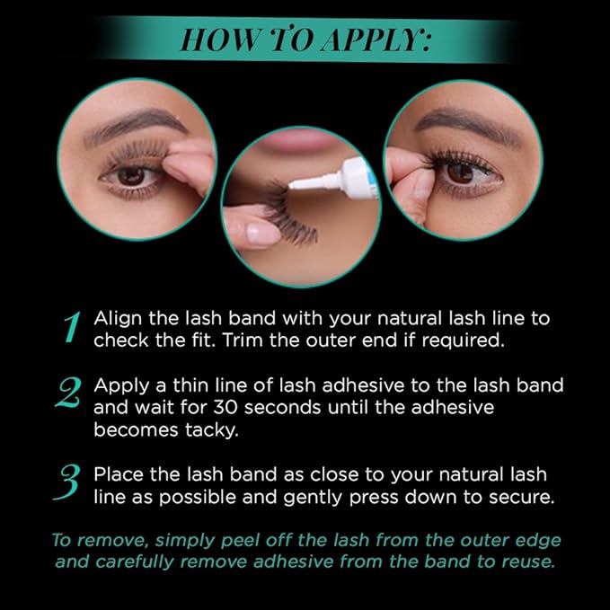 Ardell False Eyelashes 106 - Black, Lightweight Strip Lashes Natural Volume & Length for Everyday Wear, 4 Pack