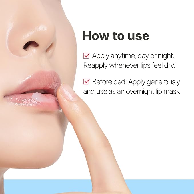ILLIYOON Intensive Ceramide Lip Mask | 10,000ppm Ceramide for Barrier Repair & Deep Hydration, Non-sticky Vegan Formula, Overnight lip Mask & All-Day Balm, Fragrance-Free, Korean skincare, 0.24 fl.oz.