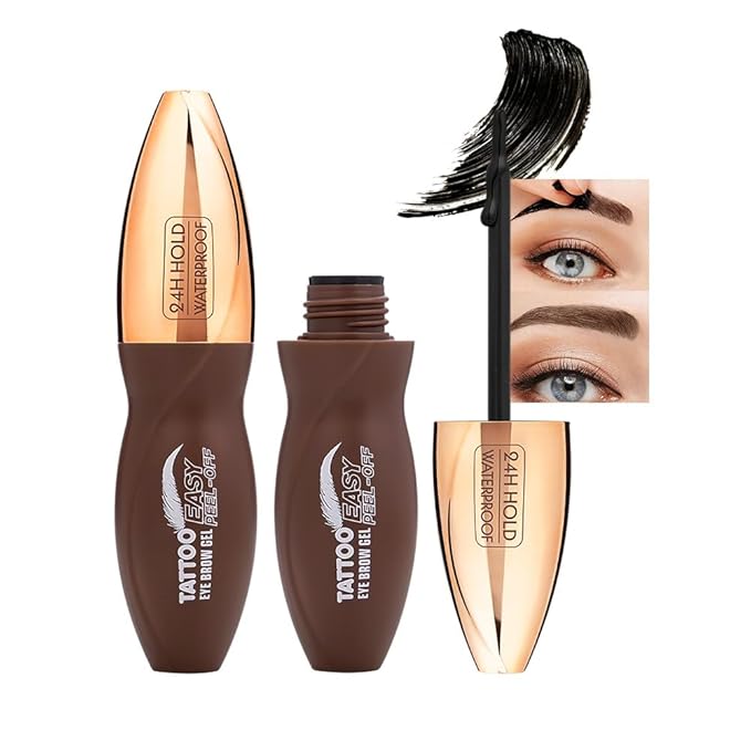 Peel Off Eyebrow Gel for Women, Fuller & Defined Looking Brows, 5 Days Long-Lasting Waterproof Sweatproof, Gift for All Skin Types Spring Sale Deal 2026 (02-Taupe)
