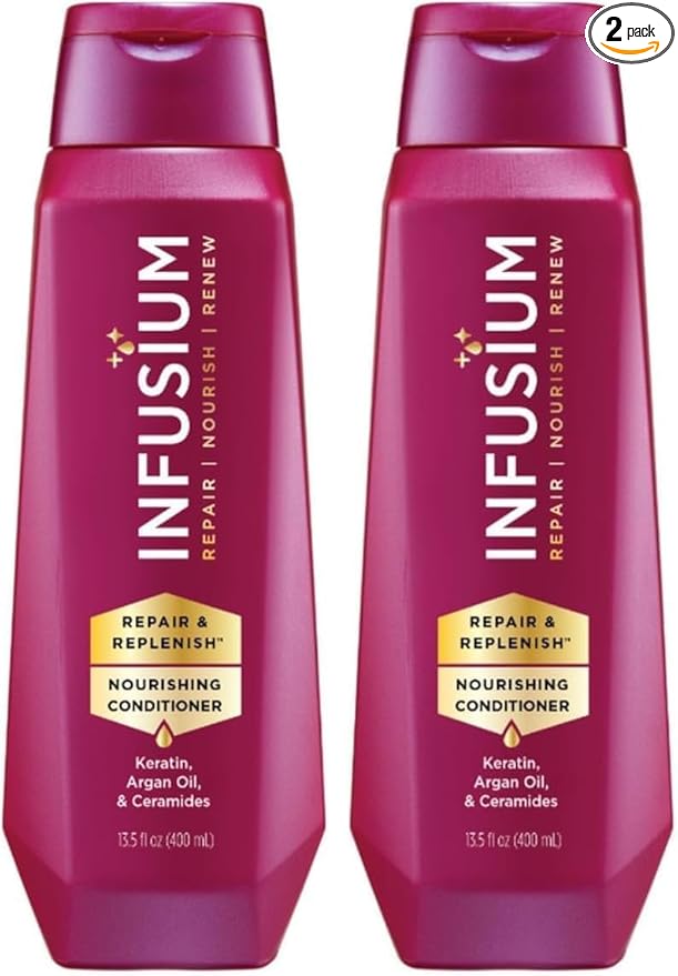 Infusium Conditioner, 13.5 Ounce, Pack of 2 | Moisturize & Replenish