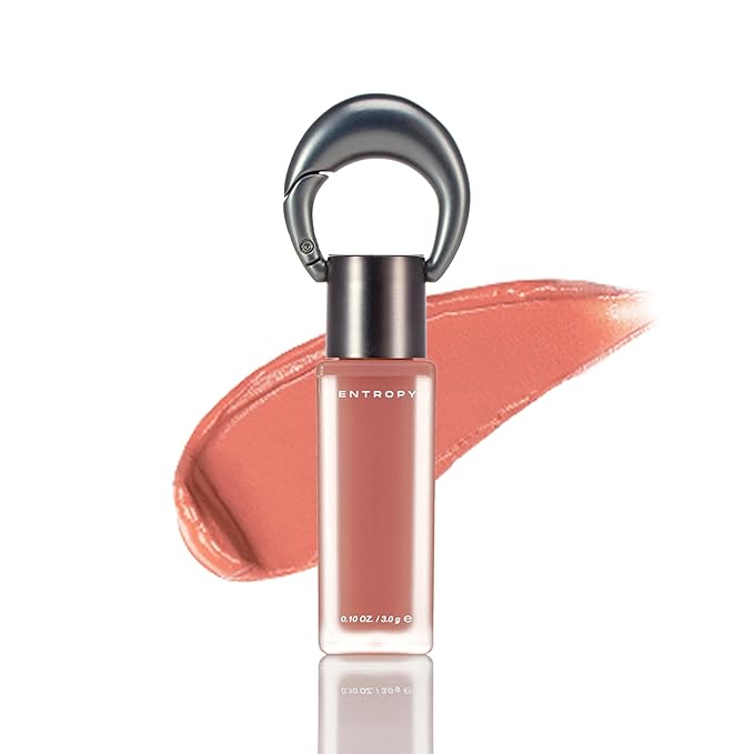 ENTROPY Makeup Matte Lip Tint – Soft Blur Line/Lightweight Velvet Matte Lip Tint, Soft Focus Finish, Natural MLBB Color, Long Lasting Lip Color - Coral Gem (Fresh Coral Pink) | soft blur lip tint, velvet matte finish, lightweight lip tint