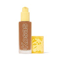 Kosas Revealer Liquid Foundation SPF 25 – Medium Buildable Coverage, Hydrating Natural Glow Finish, Medium Deep Neutral Warm 330