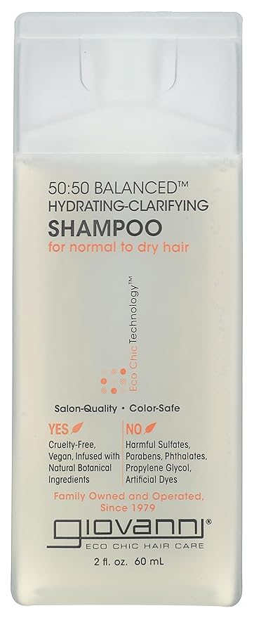 Giovanni 50/50 Balanced Shampoo, 2 Fluid Ounce
