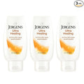Jergens Ultra Healing Dry Skin Lotion, Hand and Body Moisturizer for Quick Absorption into Extra Dry Skin with Hydralucence Blend, Vitamins C, E and B5, White, 3 oz, Pack of 3