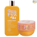 PDC Brands Sunryz Limited Edition Summer Scented Body Wash and Whipped Body Cream Duo, Golden Sugar, 12 FL OZ Body Wash, 8 OZ Body Cream, 2 Piece Set