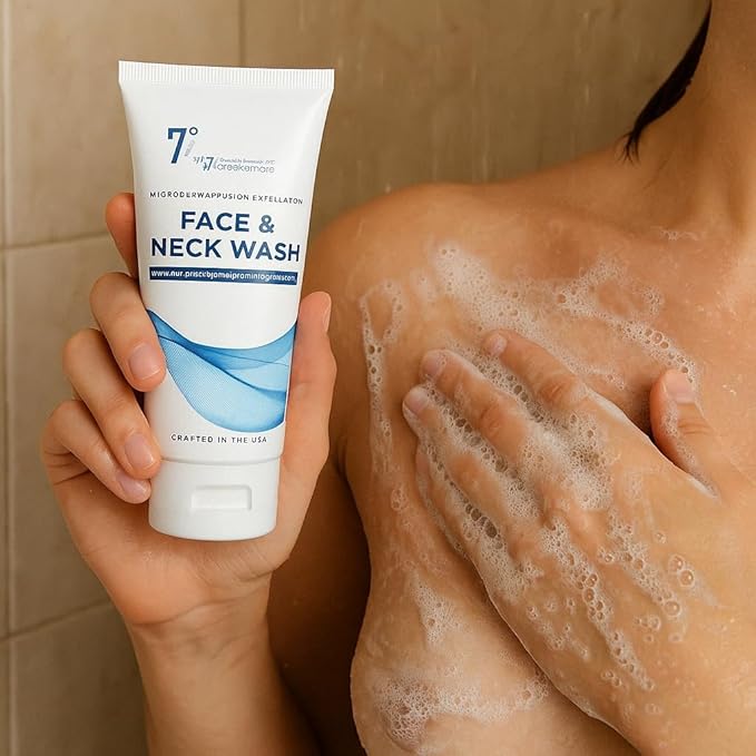Microdermabrasion Keratosis Pilaris & Acne Exfoliating Deep Cleansing Face & Body Scrub, KP Bump Eraser, Back Acne Exfoliant, Wash Cleanser - Rough, Bumpy & Dry Skin Gets Rid Of Redness