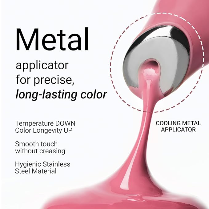 JUNG SAEM MOOL LIP-PRESSION Metal Serum Gloss | Hydrating Tinted Lip Balm with a Hygiene Precision Metal Applicator & Serum Infused Ingredients, Korean Lip Plumper Gloss (Special Set, Rose Doze)