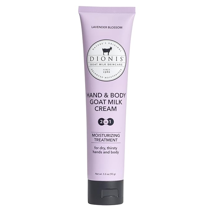 Dionis Goat Milk Hand & Body Cream Lavender Blossom 3.3oz (Pack of 1)