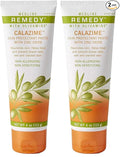 Medline Remedy Olivamine Calazime Skin Protectant Paste Cream, Used with Dry Chapped from Diaper Rash, Incontinence, Dermatitis, Psoriasis, Burns, Bites, White, 4 Oz, (Pack of 2)