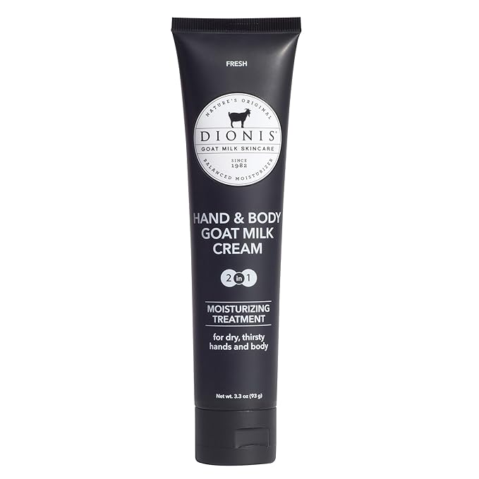 Dionis Goat Milk Hand & Body Cream Men’s Fresh 3.3oz (Pack of 1)