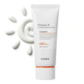 COSRX Vitamin E Vitalizing Sunscreen SPF 50, Natural Glow Face Sunscreen, Lightweight, Non-Sticky, No White Cast, Hydrating, Beach Essentials, Summer Travel Essentials, Korean Skincare,1.69 fl oz