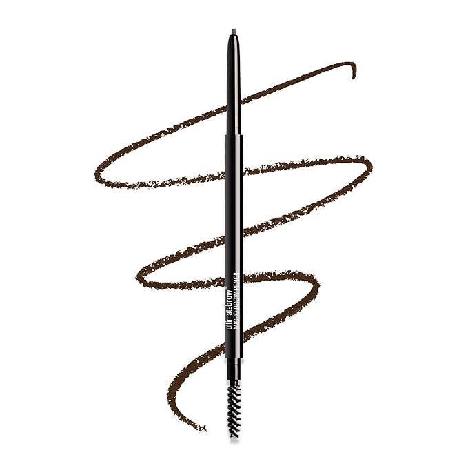 wet n wild Ultimate Eyebrow Retractable Definer Pencil, Medium Brown & Ultimate Brow Micro Eyebrow Retractable Pencil, Dark Brown, Ultra Fine 1.5mm Tip, Draws Tiny Brow Hairs
