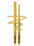 Gold Gel Glitter Eyeliner Pencil, Metallic Waterproof Smudge-Proof Creamy Retractable Smooth Eye Liner pencil, Hypoallergenic Long Lasting Eyeliner Brightener Pen Crayon Eye Makeup Gift for Women#03