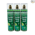 Bath & Body Works Vanilla Bean Noel Fine Fragrance Mist 8oz - Lot of 3-2022 Version