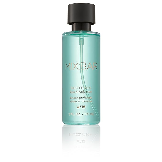 MIX:BAR Salt Petals Body Spray & Hair Mist for Women, Paraben-Free, Vegan & Cruelty-Free, 5oz