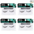 Ardell Natural Lashes Demi Pixies Black - Wispy False Eyelashes, Reusable Strip, 4 Pack