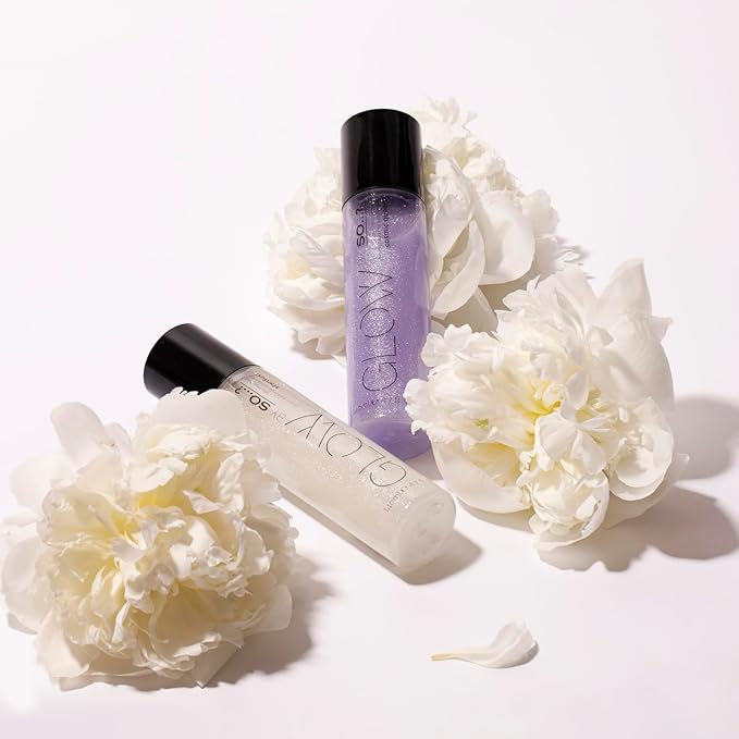So…? Glow Shimmer Mist - Body Spray for Women - Fruity Floral Notes - Adds Sparkle and Fragrance - Vegan Body Mist - Stardust - 4.7 oz