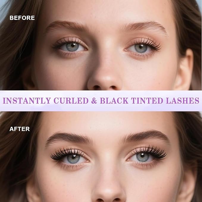 Lash Lift and Black Kit, Professional Brow Lamination and Black Kit, 4 In 1 Eyelash & Eyebrow Perm Kit, Quick Lifting & Voluminous Coloring, Easy to Use at Home Diy & Salon (Green)