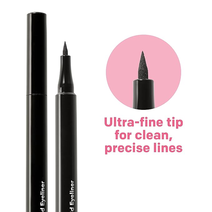 Almay Conditioning Liquid Eyeliner, Longwearing, Waterproof, Hydrating, 20 Brown, 0.03 fl oz. (Pack of 2)