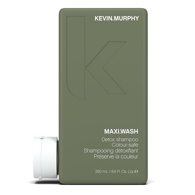 KEVIN.MURPHY MAXI.WASH - Detox Shampoo - Removes Build-Up & Minerals - Colour Safe - Scalp Shampoo - Sulphate Free & Paraben Free - 250 mL / 8.4 fl oz