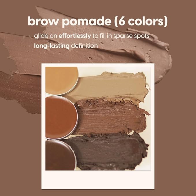 KARA BEAUTY Eyebrow Kit - Brow Makeup Kit with Powders, Pomades & Highlighters – Blendable, Long-Wear Eyebrow Powder Set for Natural or Sculpted Brows - Perfect for Makeup Artist, Beginner-Friendly