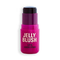 Revolution, Jelly Blush Stick Lip & Cheek Stain, Sheer, Buildable Coverage with Hydrating Hyaluronic Acid & Aloe for Multi-Use Glow, Vegan & Cruelty-Free, Cherry Red