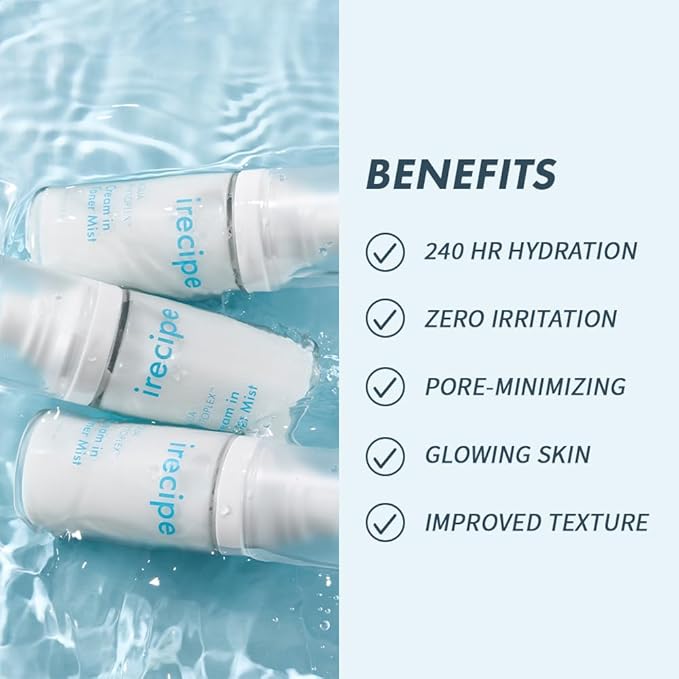 Aqua Phytoplex Cream in Toner Mist, Milky Toner with Hyaluronic Acid, Ultra-Fine Mist for Skin Barrier & Texture Refining, Non-Comedogenic, Fragrance Free, Vegan, Korean Skincare, 2.03 oz