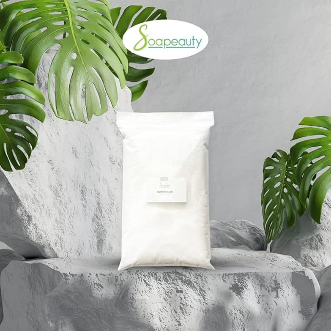 Soapeauty Dendritic Salt | Premium Fine Grain Bath and Body Salt for Scrubs, Exfoliants, and Milk Baths | High Absorption for Fragrance Oils and Essential Oils | 24 oz