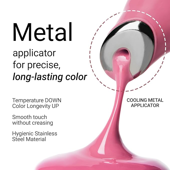 JUNG SAEM MOOL LIP-PRESSION Metal Serum Gloss | Hydrating Tinted Lip Balm with a Hygiene Precision Metal Applicator & Serum Infused Ingredients, Korean Lip Plumper Gloss (Demi Love)