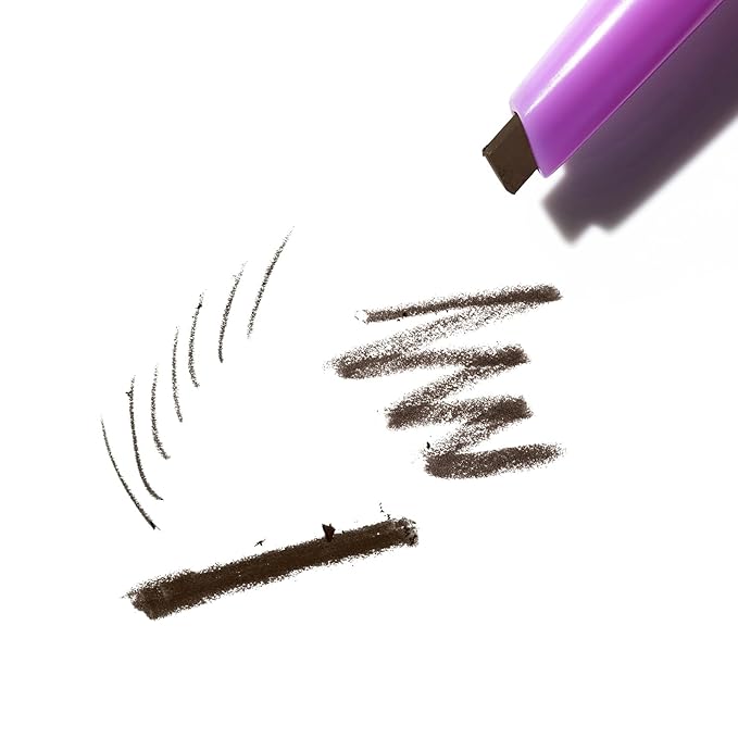 Kosas Brow Pop Eyebrow Pencil – Brow Pencil with Spoolie, Dark Brown