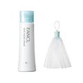 FANCL Facial Cleansing Powder & Foaming Net Set – Japanese Powder-to-Foam Cleanser with Agar & Rice Starch, Creates Rich Lather, Preservative-Free, Gentle Pore-Cleansing Starter Kit