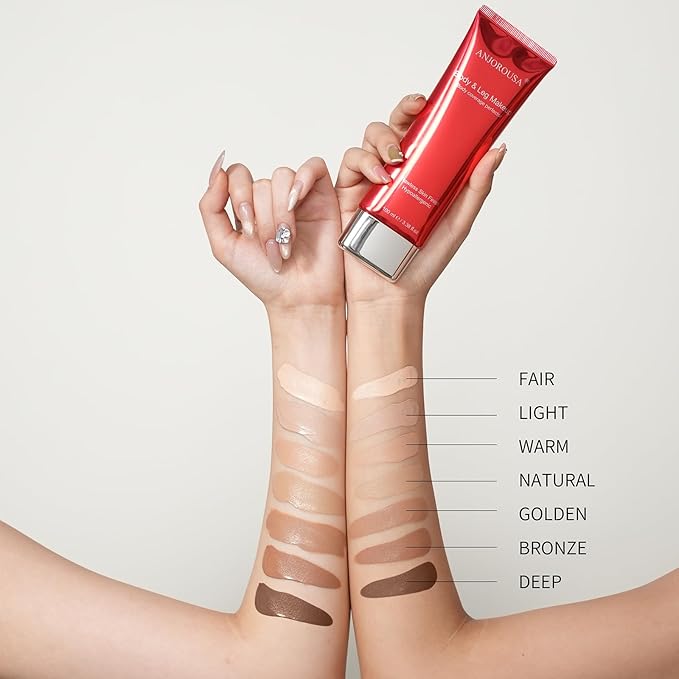Tattoo Cover Up Makeup Waterproof,No Transfer Body Coverage Perfector,Full Coverage Body Foundation & Tattoo Concealer (Deep)
