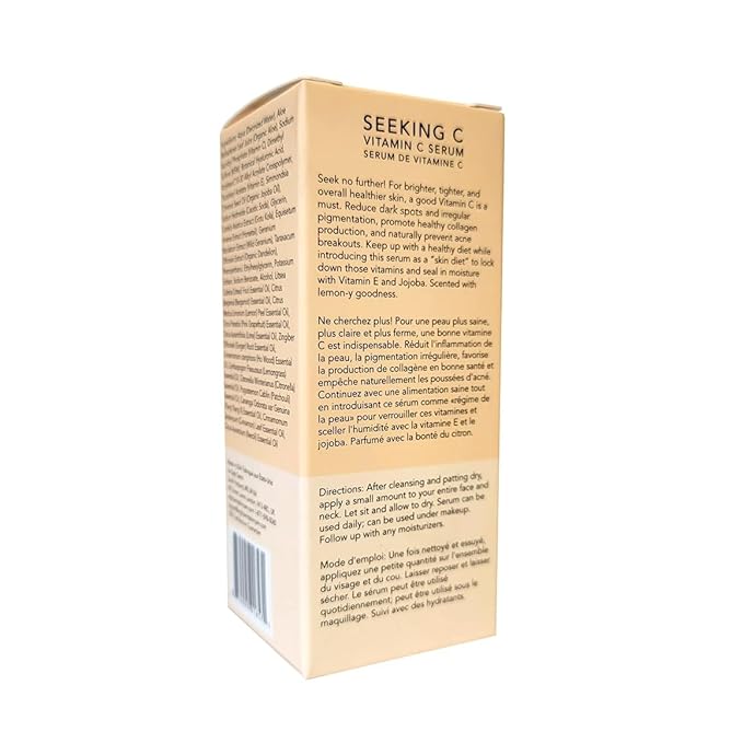 Eight Saints Vitamin C Serum For Face, Anti Aging Facial Serum, Hyaluronic Acid, Vitamin E, Aloe Vera and Jojoba Oil, Hydrating & Brightening Serum for Dark Spots, Fine Lines and Wrinkles, 1oz