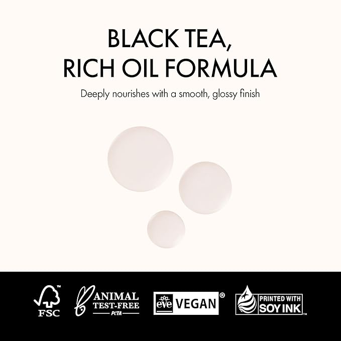 ANILLO Black Tea Nourishing Hair Essence with Green Tea Oil, Protein & Biotin for Nourishment and Shine - Creamy Woody Scent, Vegan, Paraben-Free 50ml / 1.69 fl. Oz