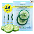SpaLife Cooling Cucumber Eye Pads | Spa Gifts & Korean Dark Circles & Puffy Eyes Treatment | Nourishing Cucumber Eye Pads | Eye Mask for Puffy Eyes Daily Depuffing Eye Patches | 4 Packs of 12